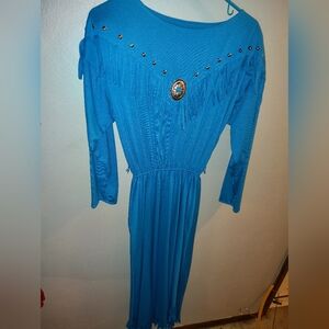 Vintage Sas'sa Fringe Dress